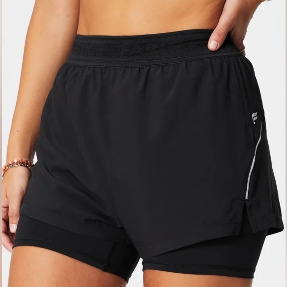Fabletics Perforated Run Shorts - image 1